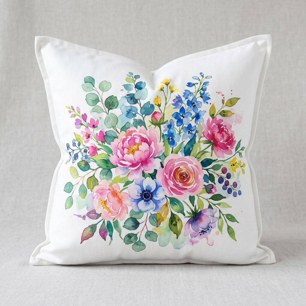 Digitally Printed Cushion Cover (45x45cm)